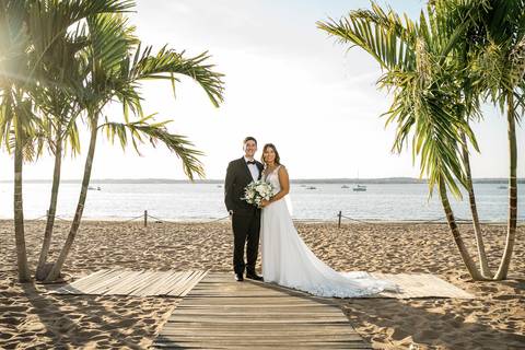 Joseph posing with his groomsmen at Anthony's Ocean View.
Vanessa Trettel Photography
Wedding photo at Anthony's Ocean View | New Haven CT '