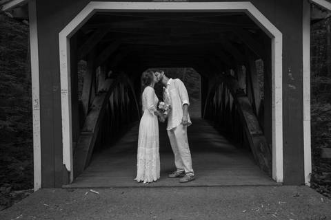 beach dress in the fall bride and groom'