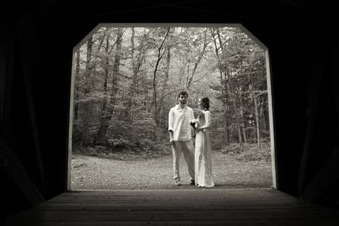 beach dress in the fall bride and groom'