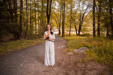 beach dress in the fall bride'