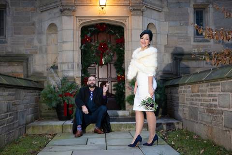  wedding Hartford Connecticut groom and bride castle'