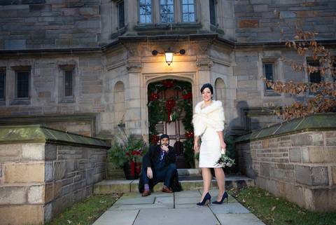  wedding Hartford Connecticut groom and bride castle'