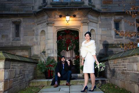  wedding Hartford Connecticut groom and bride castle'