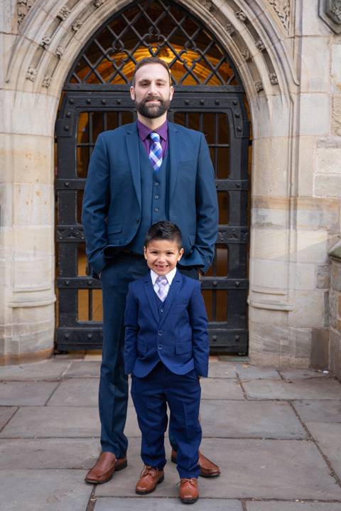  wedding New Haven Connecticut groom and bride and son 
wedding photographer in CT'