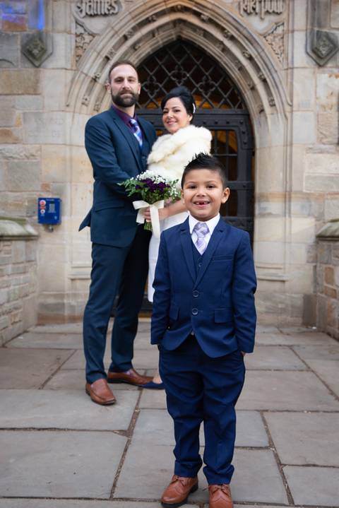  wedding New Haven Connecticut groom and bride and son '