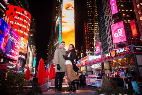Times Square, NYC New York Couple photo
photographer in nyc'