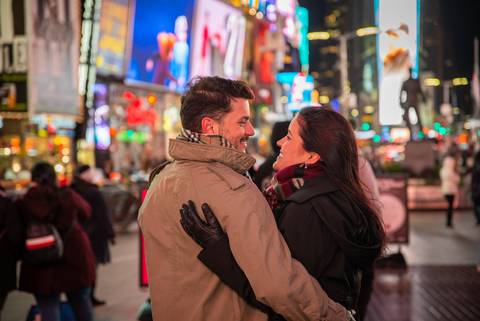 Times Square, NYC New York Couple photoTimes Square, NYC New York Couple photo'