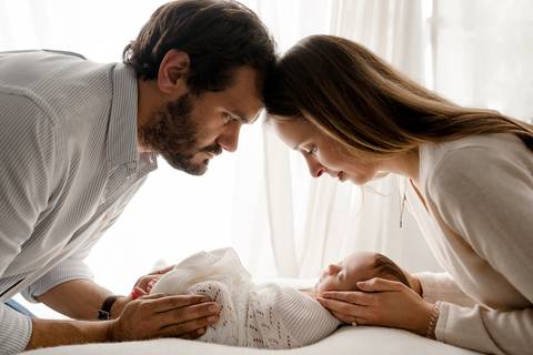 Sessão fotográfica recém-nascido'