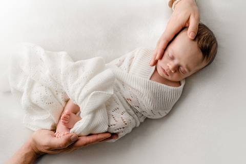 Sessão fotográfica recém-nascido'