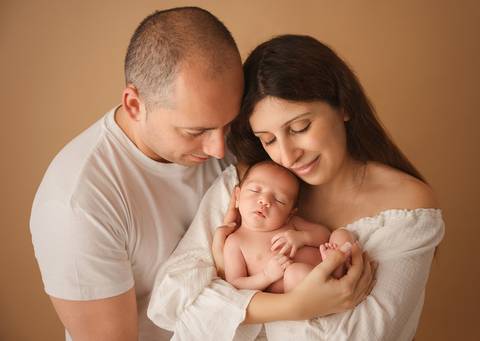 Sessão fotográfica recém-nascido'