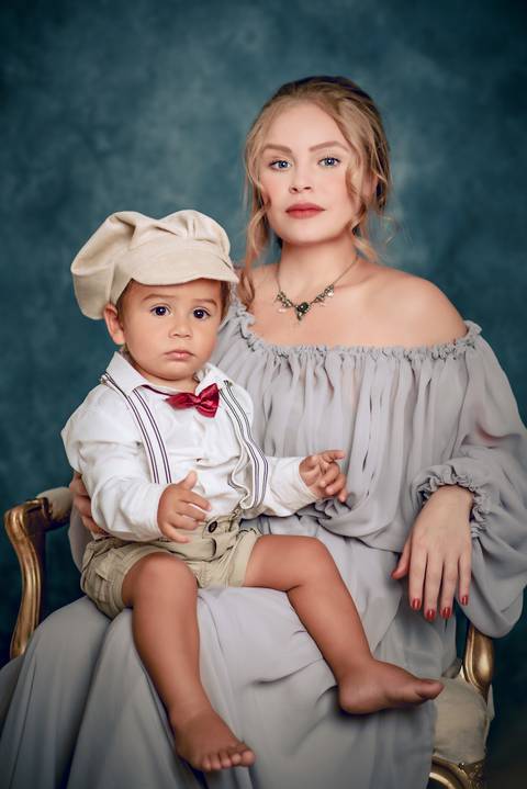 ensaio fotografico fine ar mãe e filho'