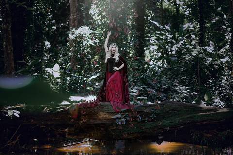 ensaio fotográfico com borboletas'