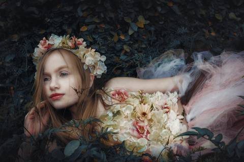 fotografia infantil de contos de fadas'