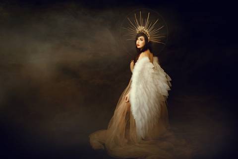 ensaio fotografico anjo fine art'
