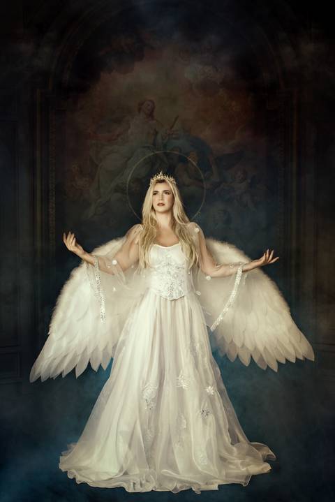 ensaio fotografico de anjo'