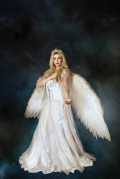 ensaio fotografico de anjo'