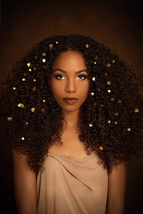 ensaio fotografico de fada em estudio'