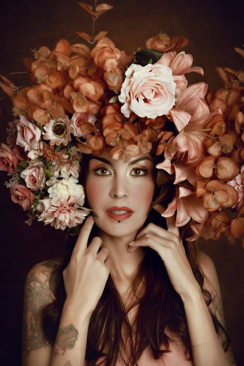 ensaio fotografico de fada em estudio'