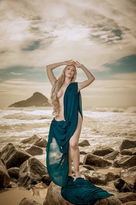 ensaio fotográfico inspirado em pinturas'