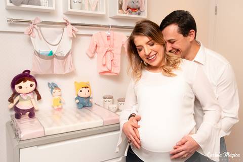 Ensaio casal gestante lifestyle'