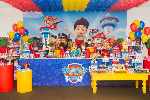 Decoração de Festa Infantil Patrulha Canina - RJ '