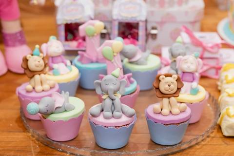 Doces personalizados de festa infantil Circo rosa - Casa em festa Rj '