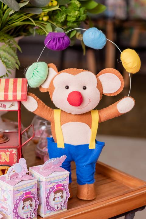 Decoração de festa Infantil - Circo Rosa - Casa em Festa - RJ '