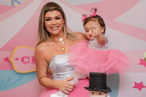  festa Infantil - Circo Rosa - Casa em Festa - RJ '