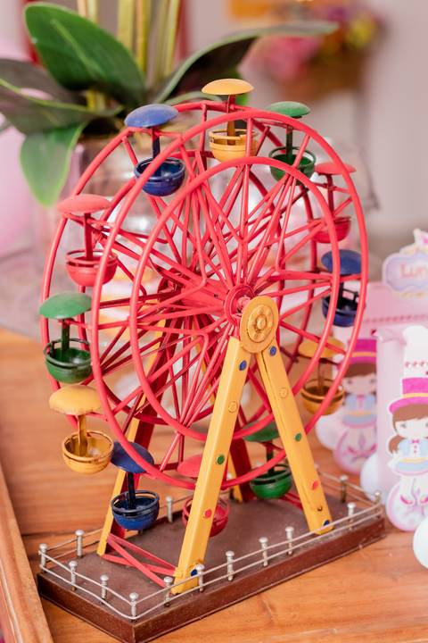 Decoração de festa Infantil - Circo Rosa - Casa em Festa - RJ '