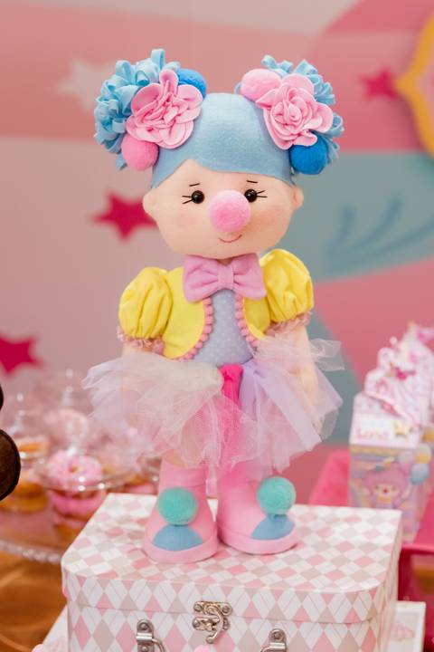 Decoração de festa Infantil - Circo Rosa - Casa em Festa - RJ '