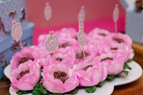 Doces personalizados de festa infantil Circo rosa - Casa em festa Rj '