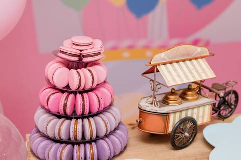 Doces personalizados de festa infantil Circo rosa - Casa em festa Rj '