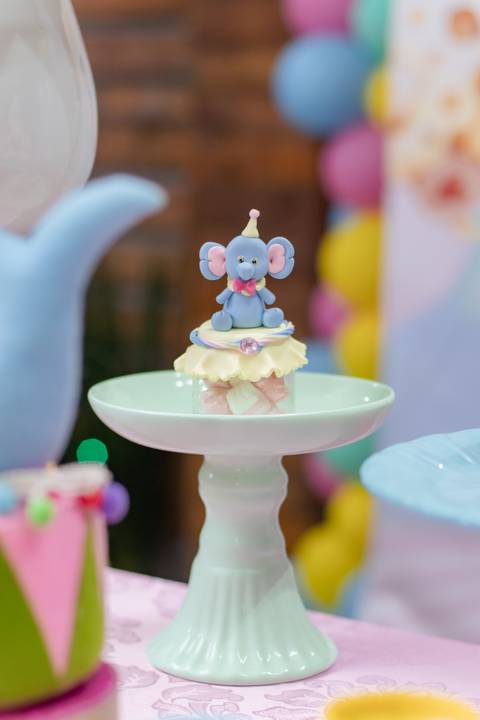 Biscuit de Festa Infantil circo rosa'