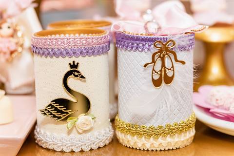 Personalizados de luxo de Festa Infantil  tema Bailarina - RJ '