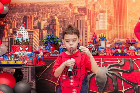 Festa infantil -Tema homem aranha -Rj'