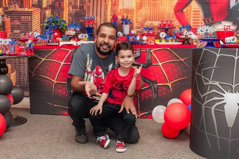 Festa infantil -Tema homem aranha -Rj'