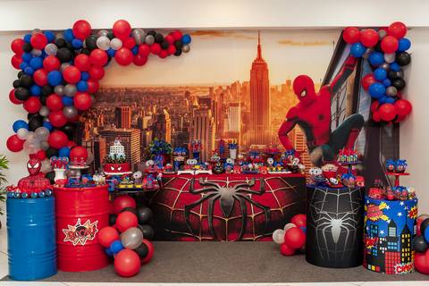 Decoração de Festa Infantil - Tema homem Aranha -RJ'