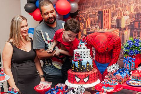 Festa infantil -Tema homem aranha -Rj'
