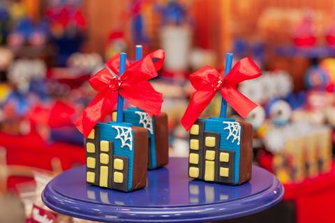 Doces Personalizados de Festa Infantil - Tema Homem Aranha _RJ'