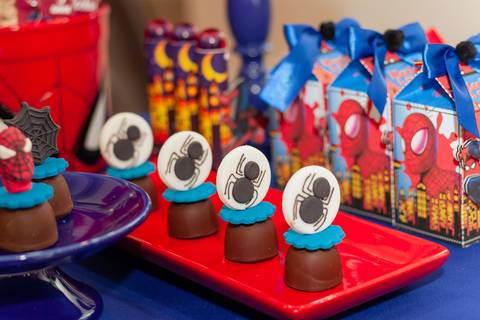 Doces Personalizados de Festa Infantil - Tema Homem Aranha -RJ'