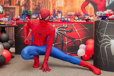 Personagem Vivo Homem Aranha - RJ '