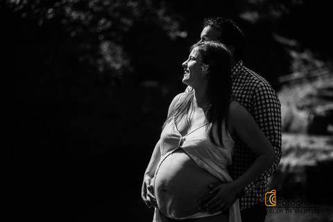 Sessão Fotográfica de Gravidez. Casal.'