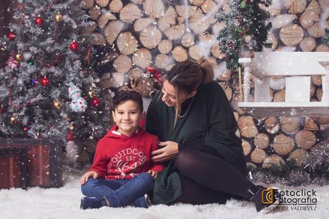 Sessão fotográfica de natal em família. Sessão fotográfica de família. Sessão fotográfica temática.'