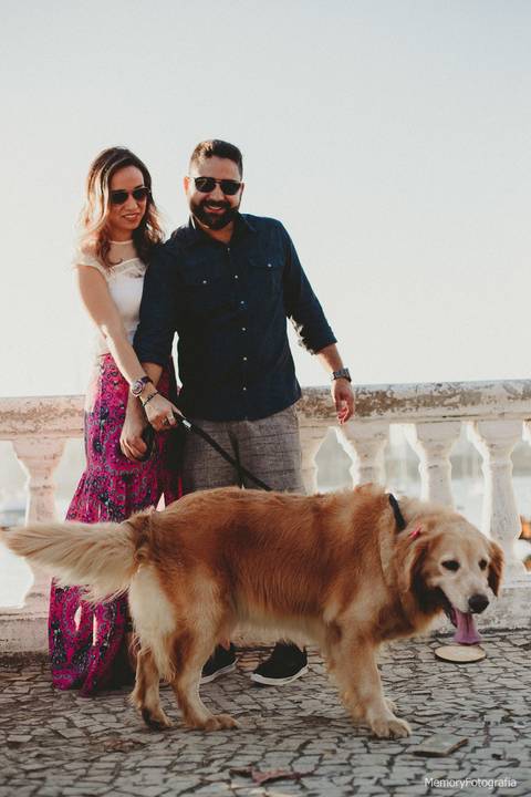 fernanda_e_thiago_ensaio_pre_casamento_urca_golden _retriever_memory_fotografia_pista_claudio_coutinho_mureta'