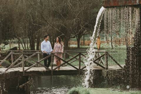 por do sol, moinho, ponte'