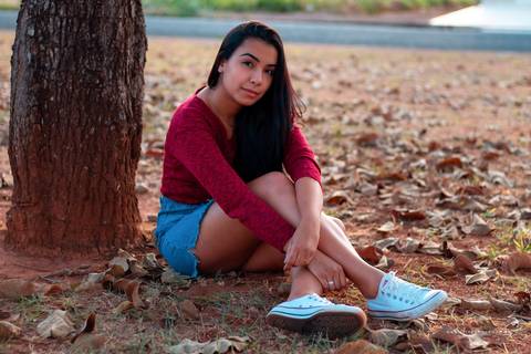 ensaio fotografico feminino em praça na cidade de uberlandia minas gerais'
