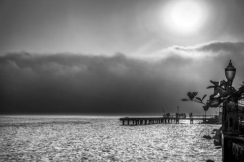 Deck do pescador em Santos-SP'