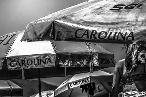 Dia de praia em Santos'