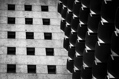 Paisagem urbana em Santos-SP'