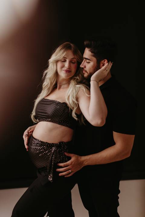 Ensaio de gestante em estúdio, Ensaio de Gestante, Ensaio de Gestante Londrina, Ensaio de Portfolio, Ensaio Sofisticado, Ensaio autêntico'